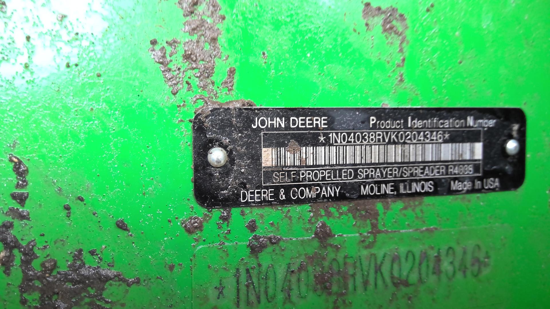 2020 John Deere R4038