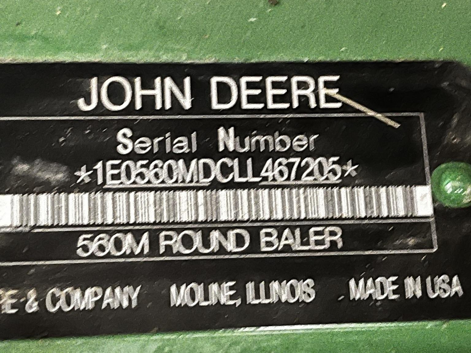 2020 John Deere 560M