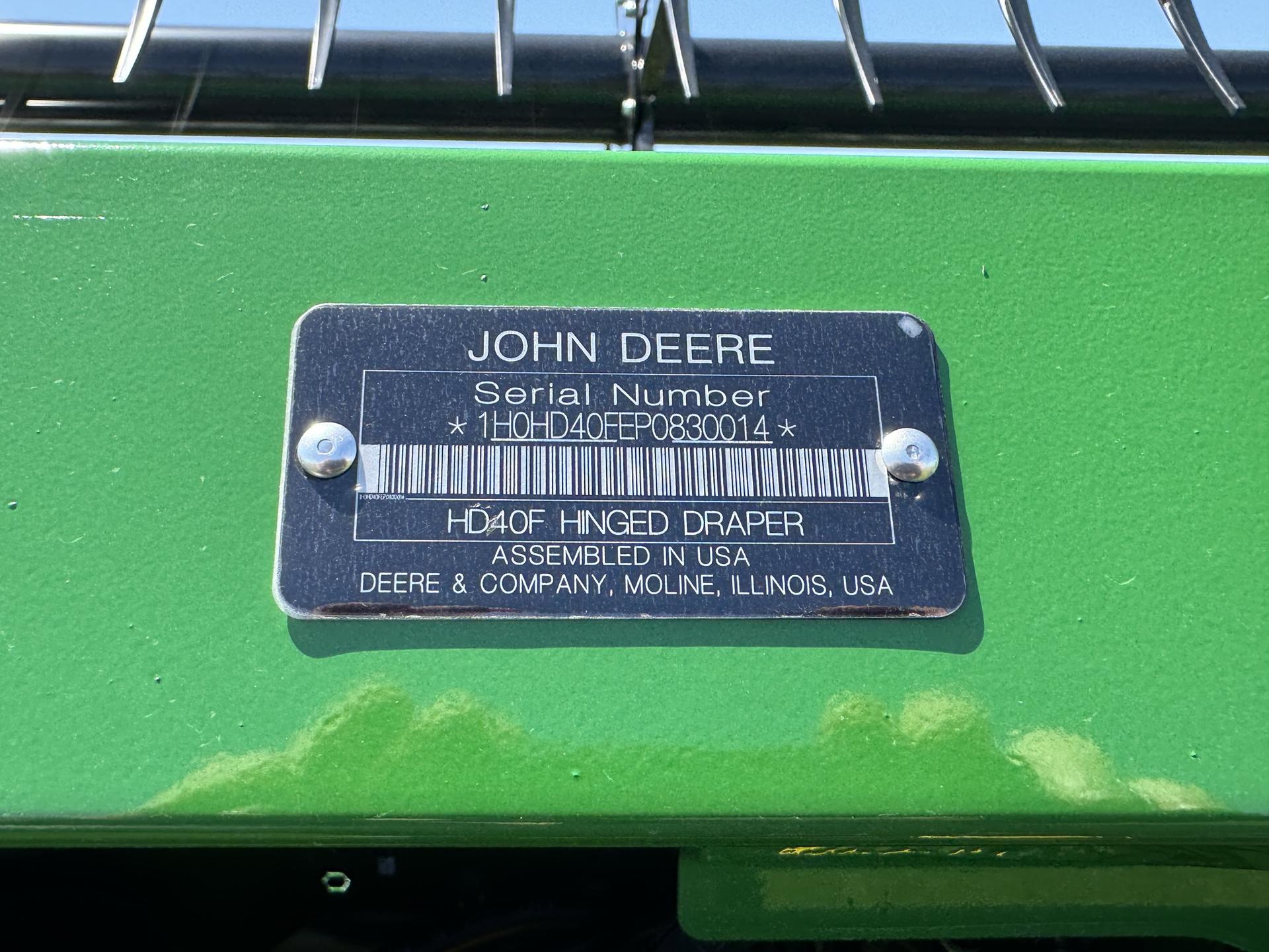 2024 John Deere HD40F Image