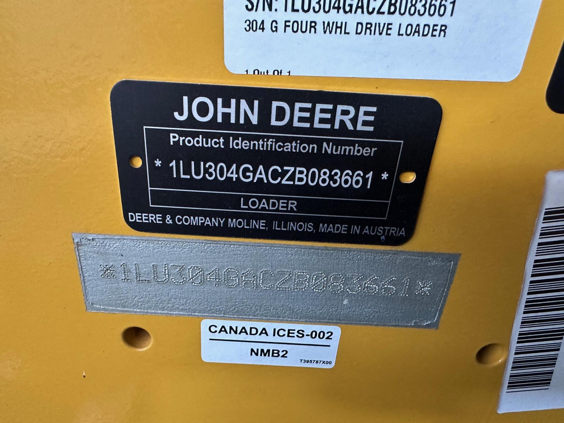 2024 John Deere 304 G