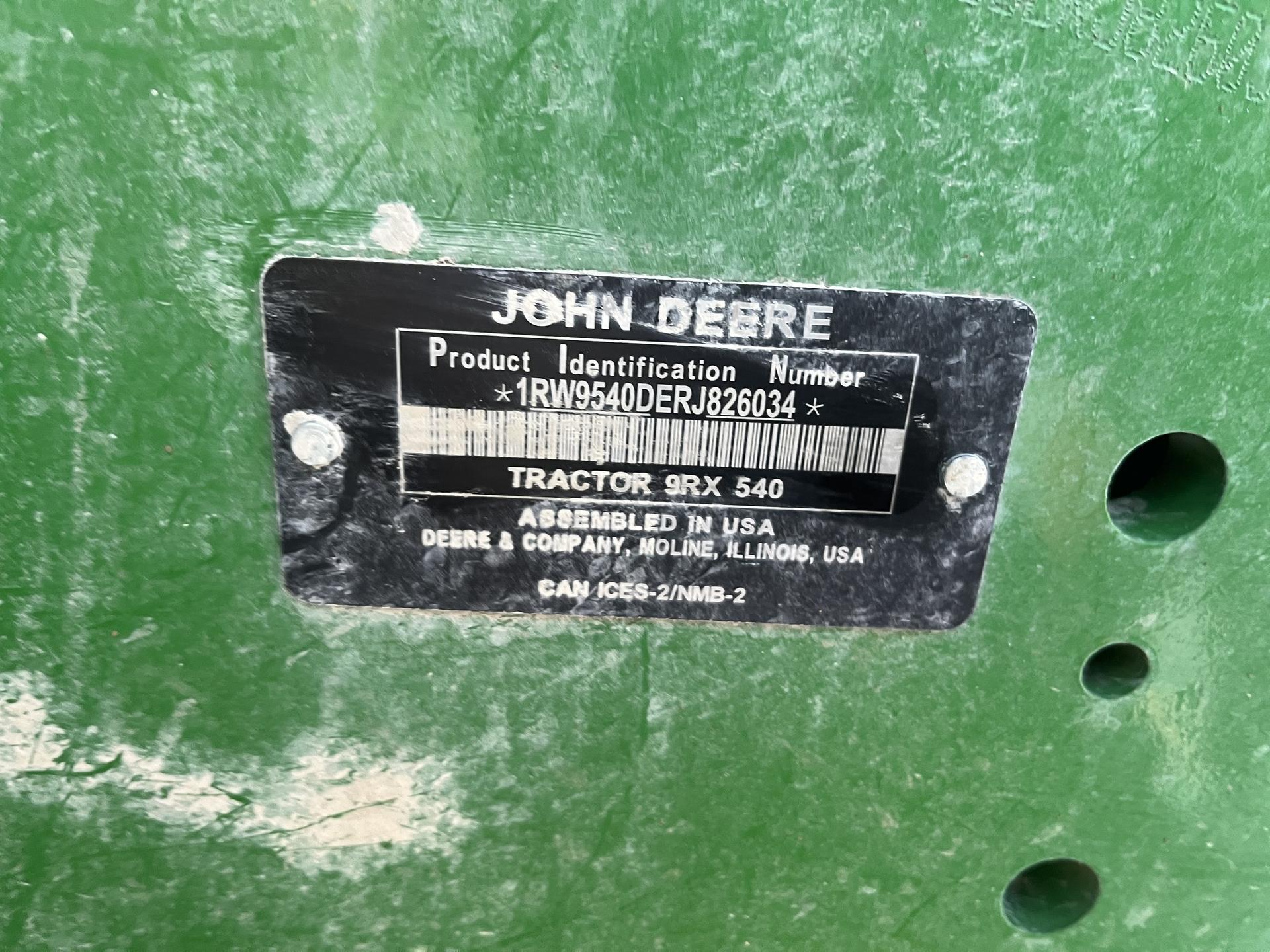 2024 John Deere 9RX 540 Image