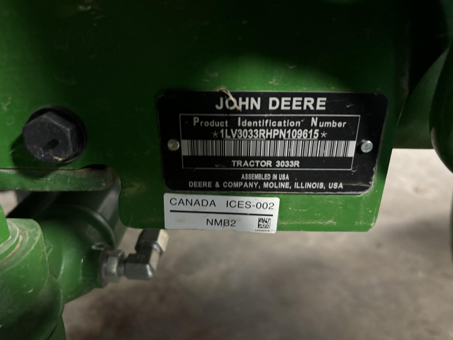 2023 John Deere 3033R Image