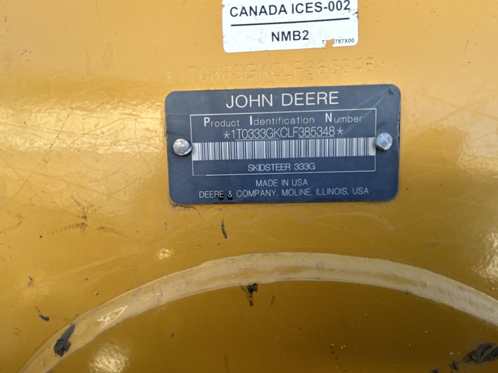 2020 John Deere 333G Image