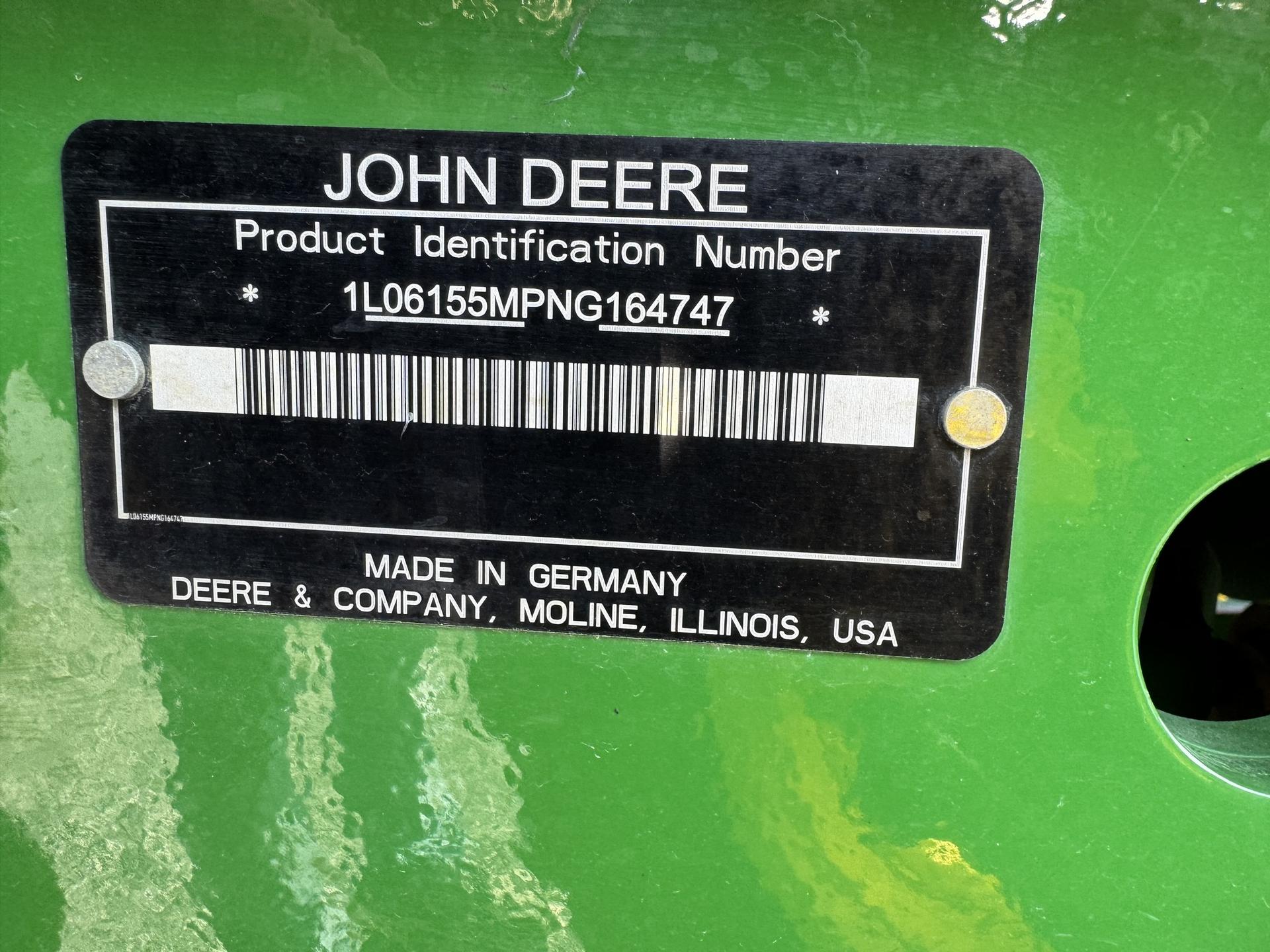 2023 John Deere 6155M