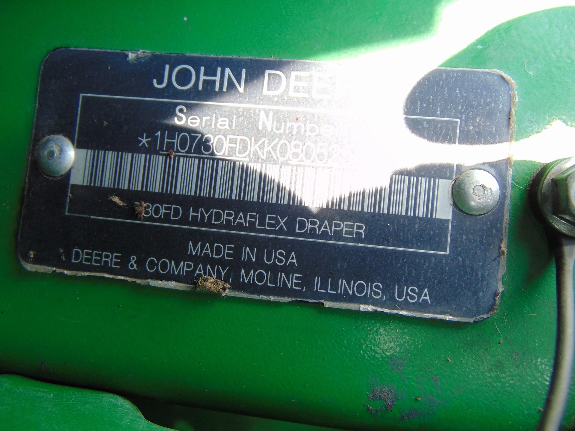 2019 John Deere 730FD