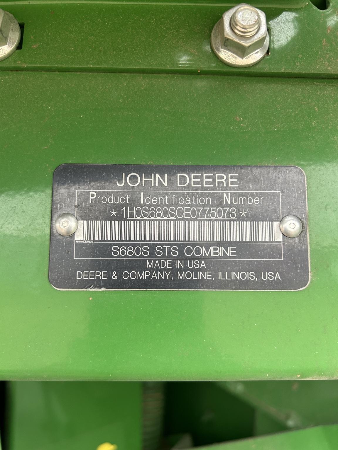 2015 John Deere S680 Image