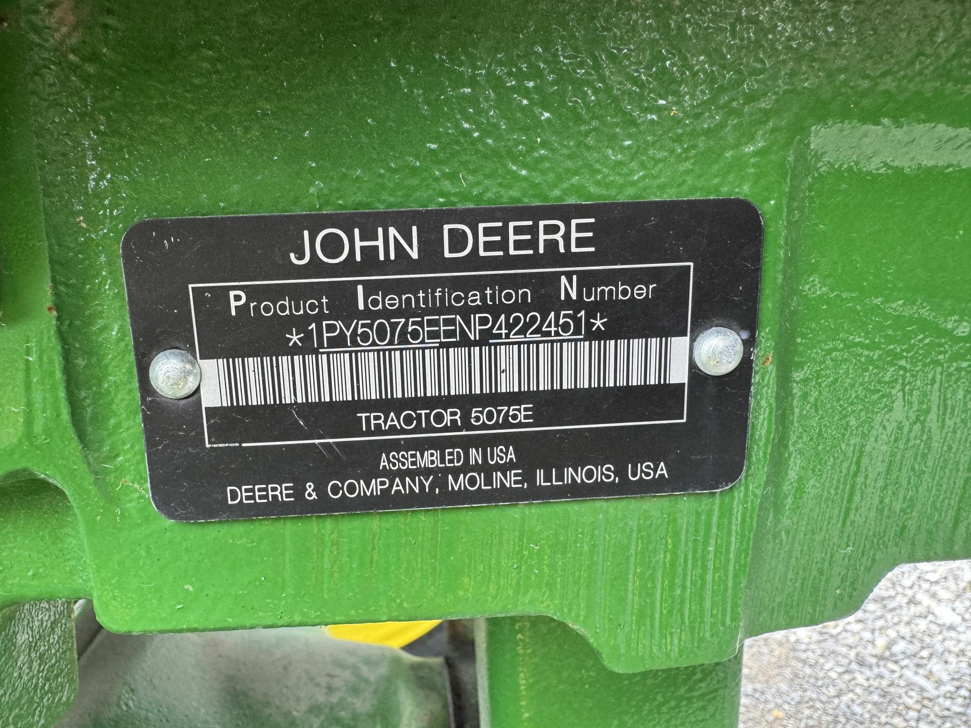 2023 John Deere 5075E