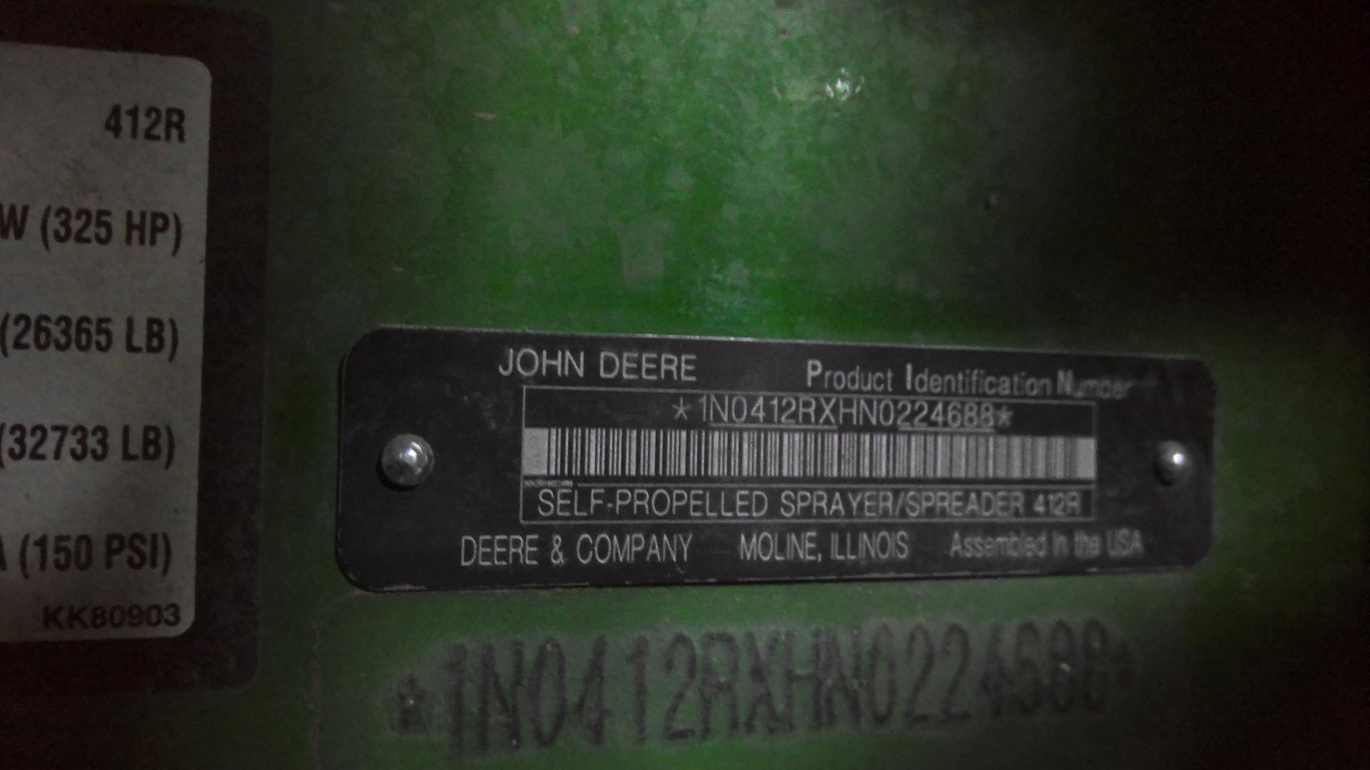 2022 John Deere 412R