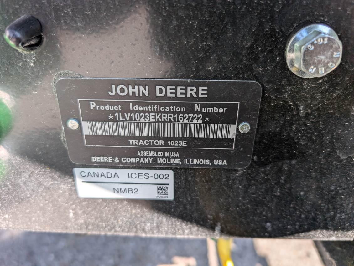 2024 John Deere 1023E