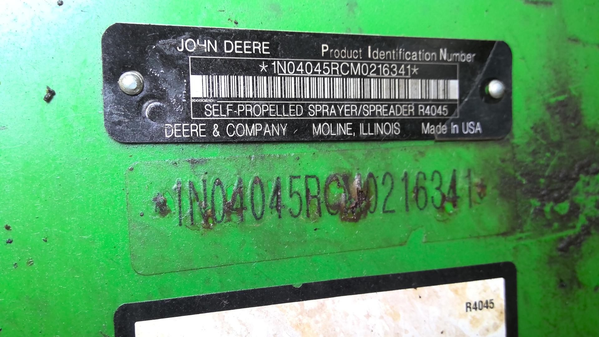 2021 John Deere R4045