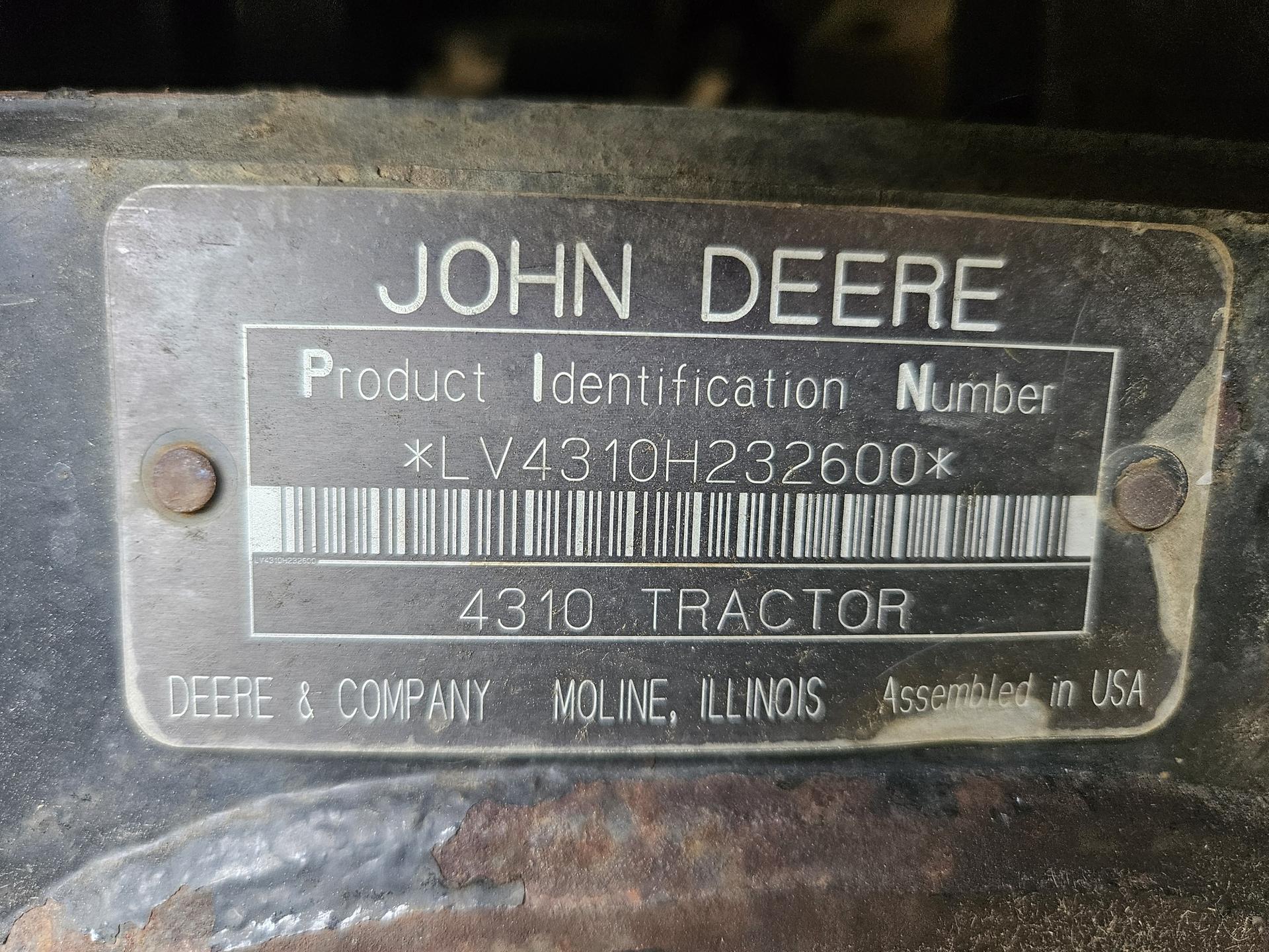 2003 John Deere 4310