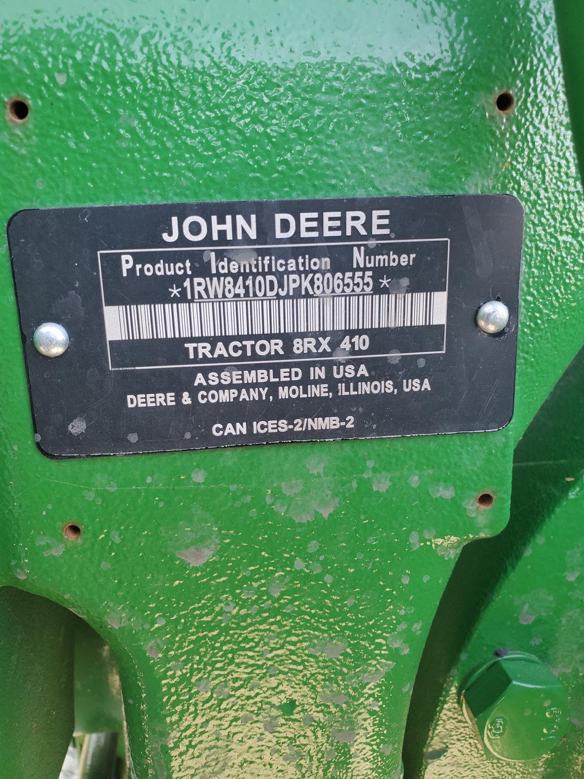 2023 John Deere 8RX 410