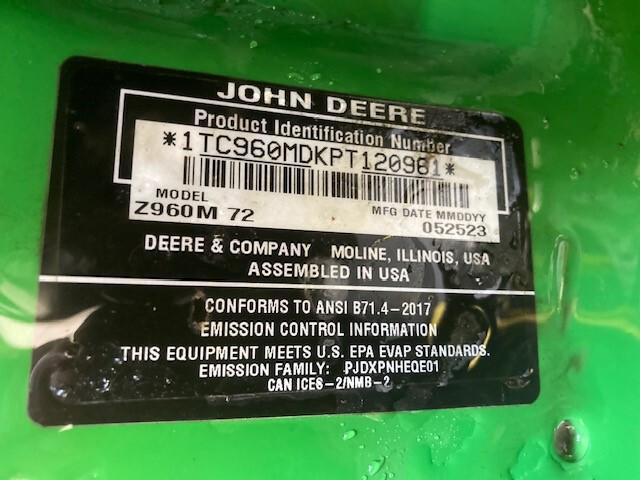 2023 John Deere Z960M