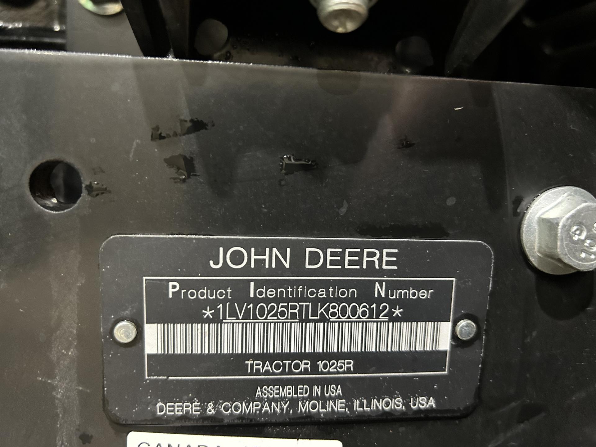 2020 John Deere 1025R Image