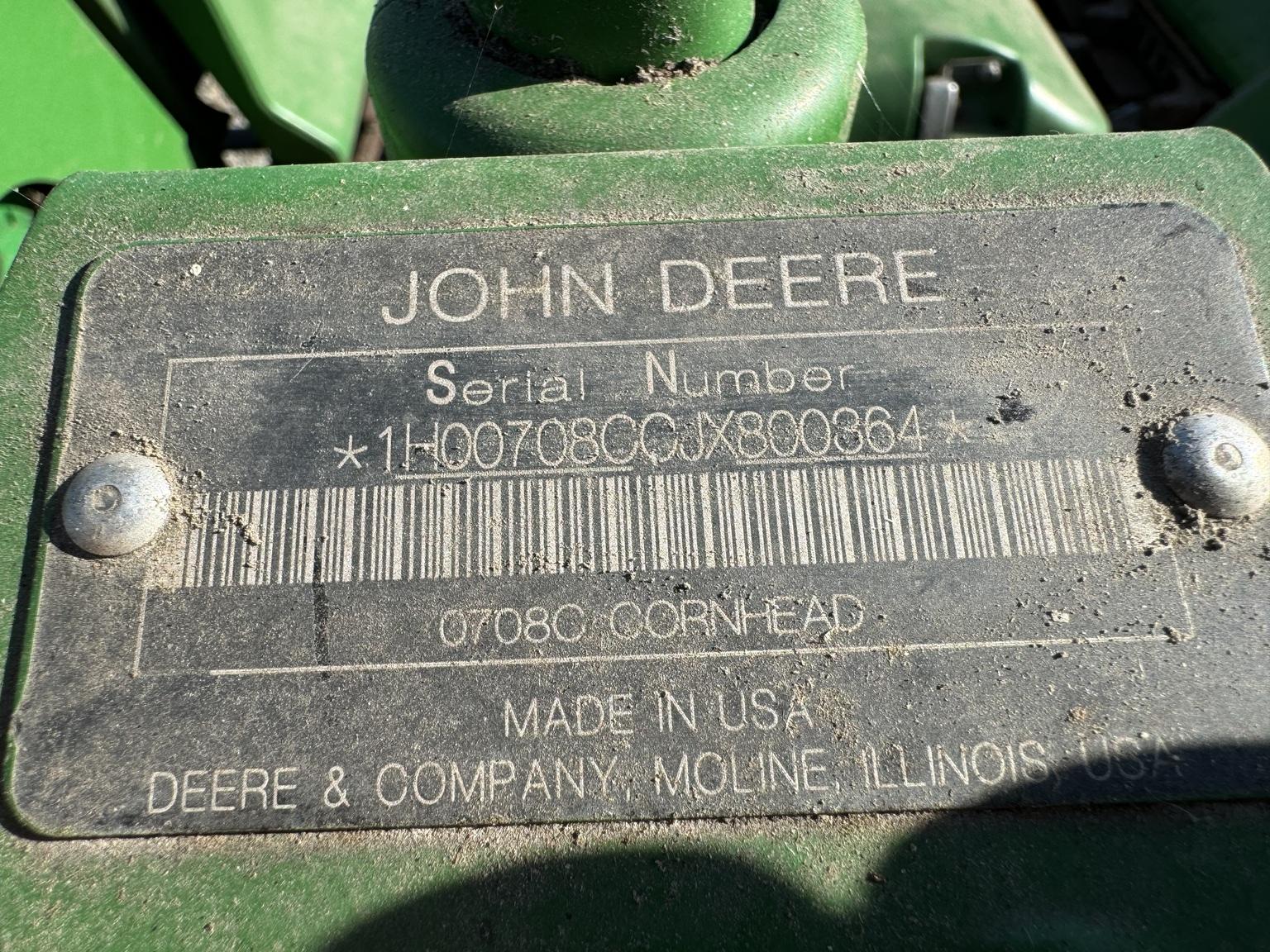 2018 John Deere 708C