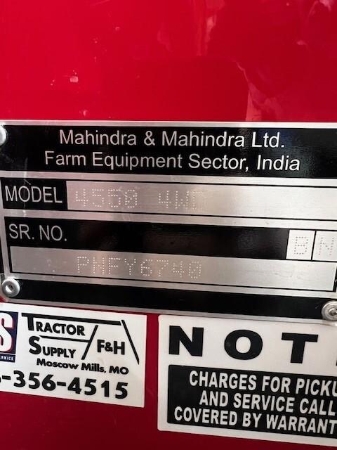 2023 Mahindra 4550