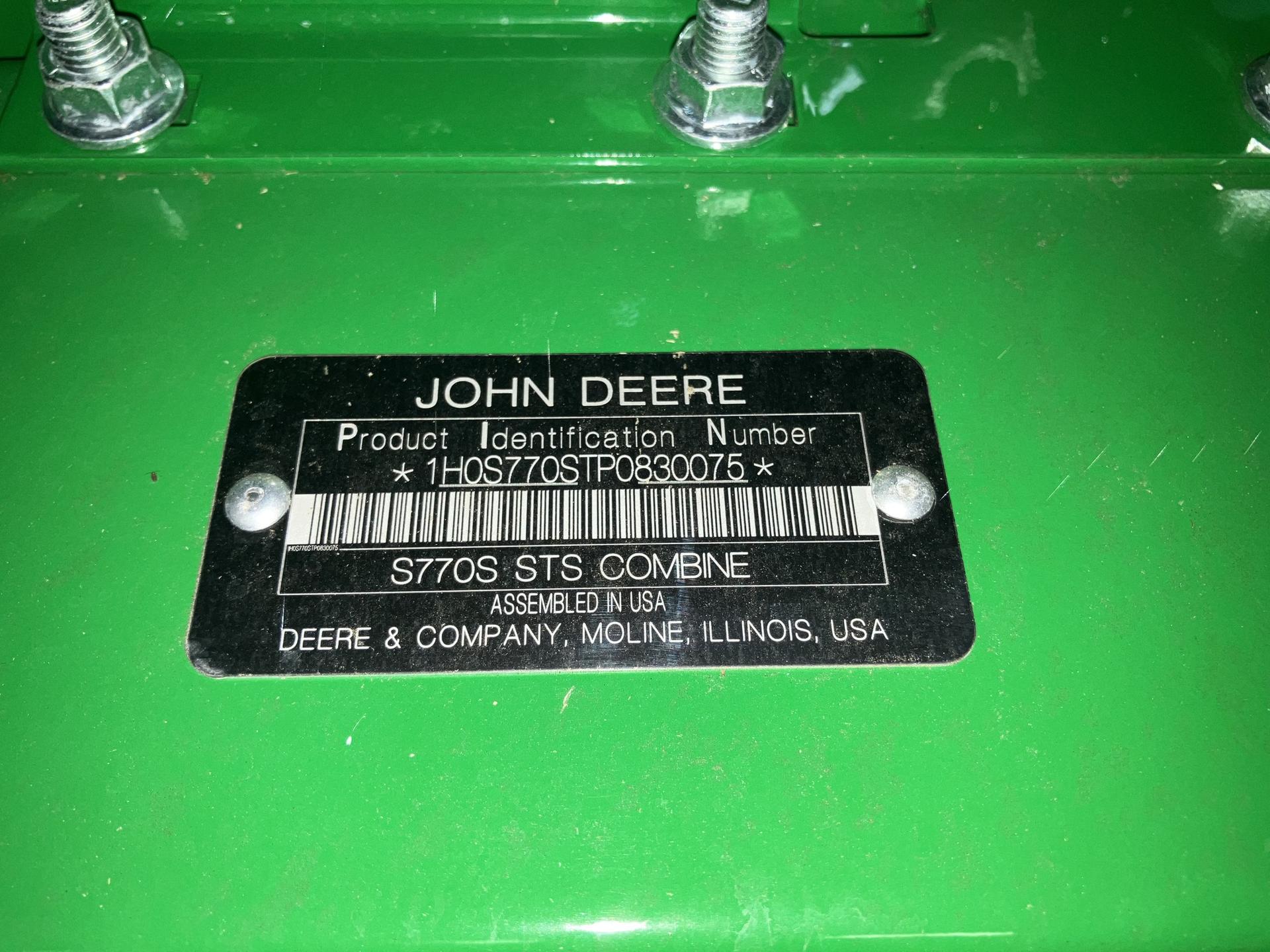 2024 John Deere S770