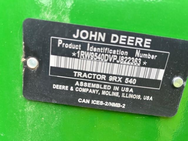 2023 John Deere 9RX 540