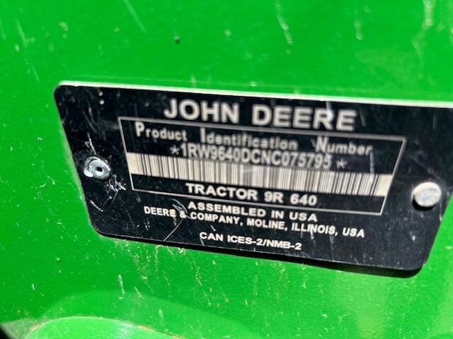 2022 John Deere 9R 640