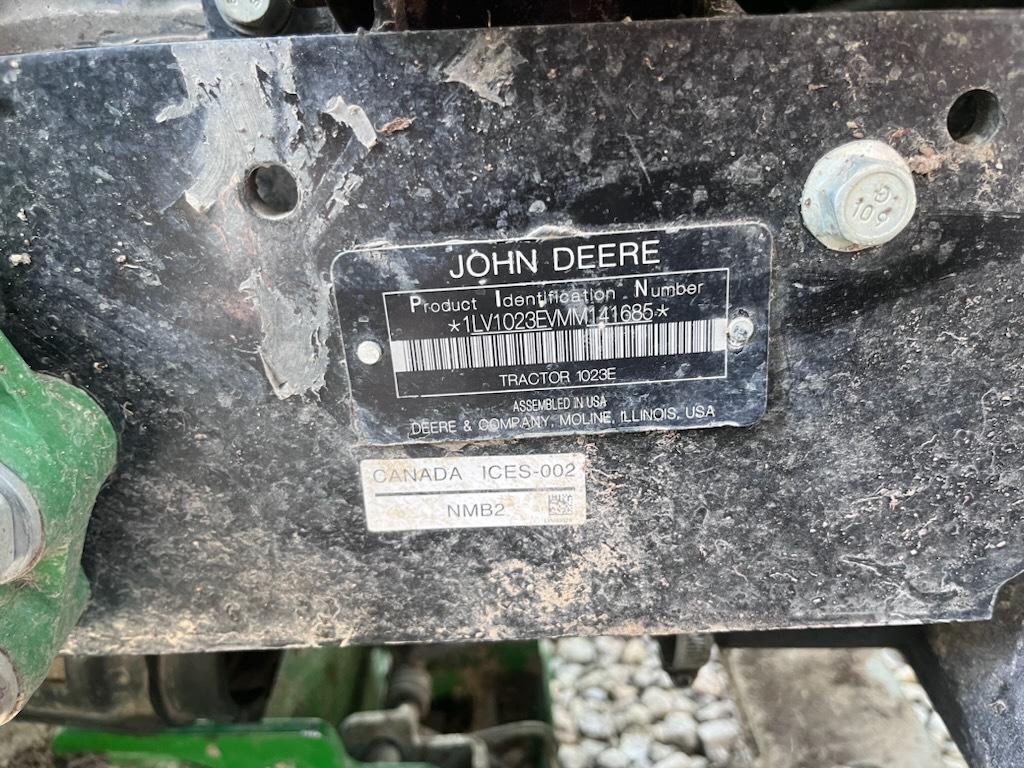 2021 John Deere 1023E