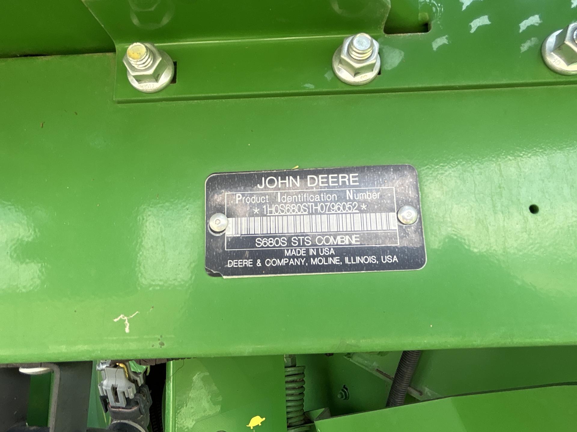 2017 John Deere S680