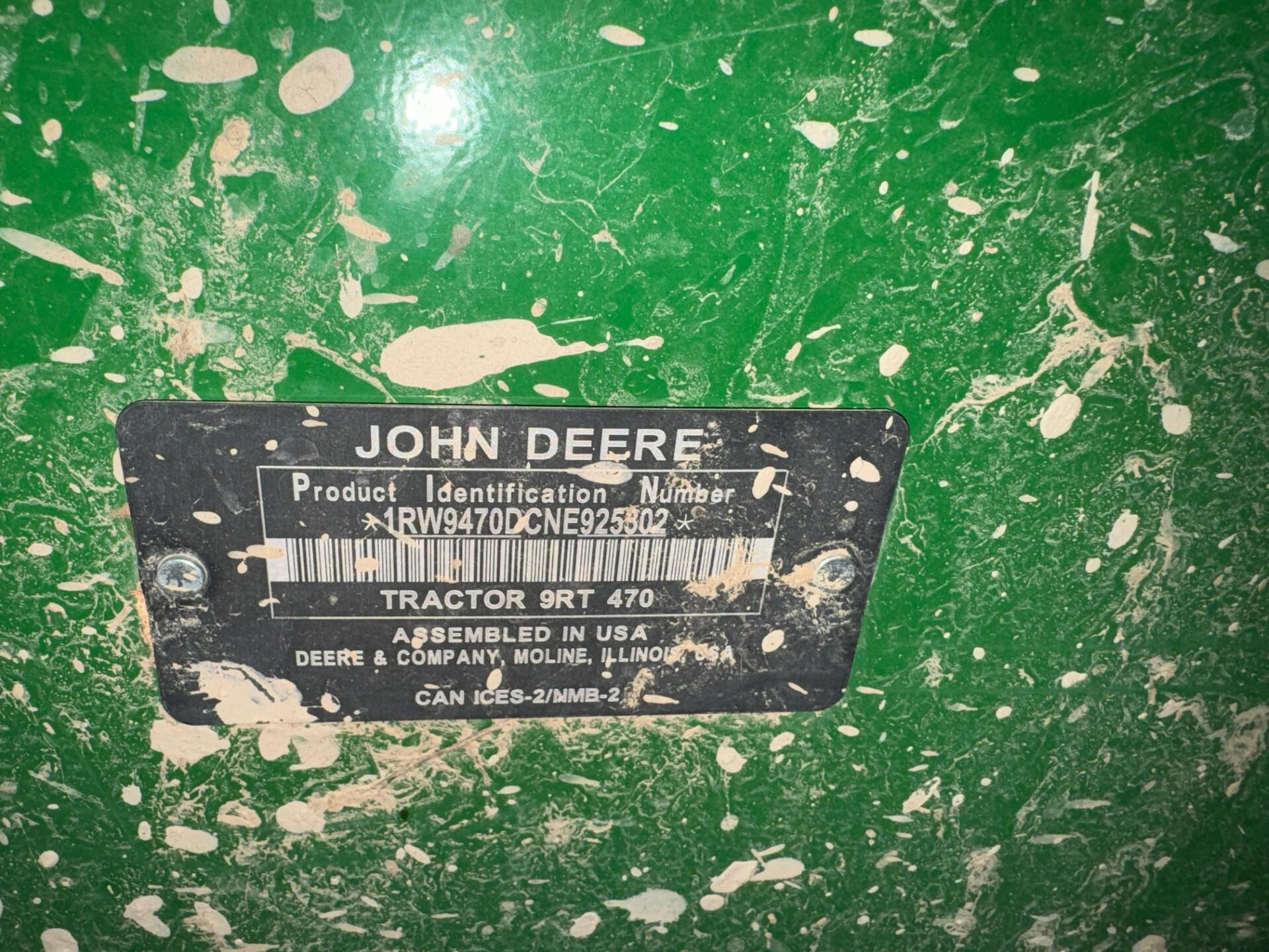 2022 John Deere 9RT 470