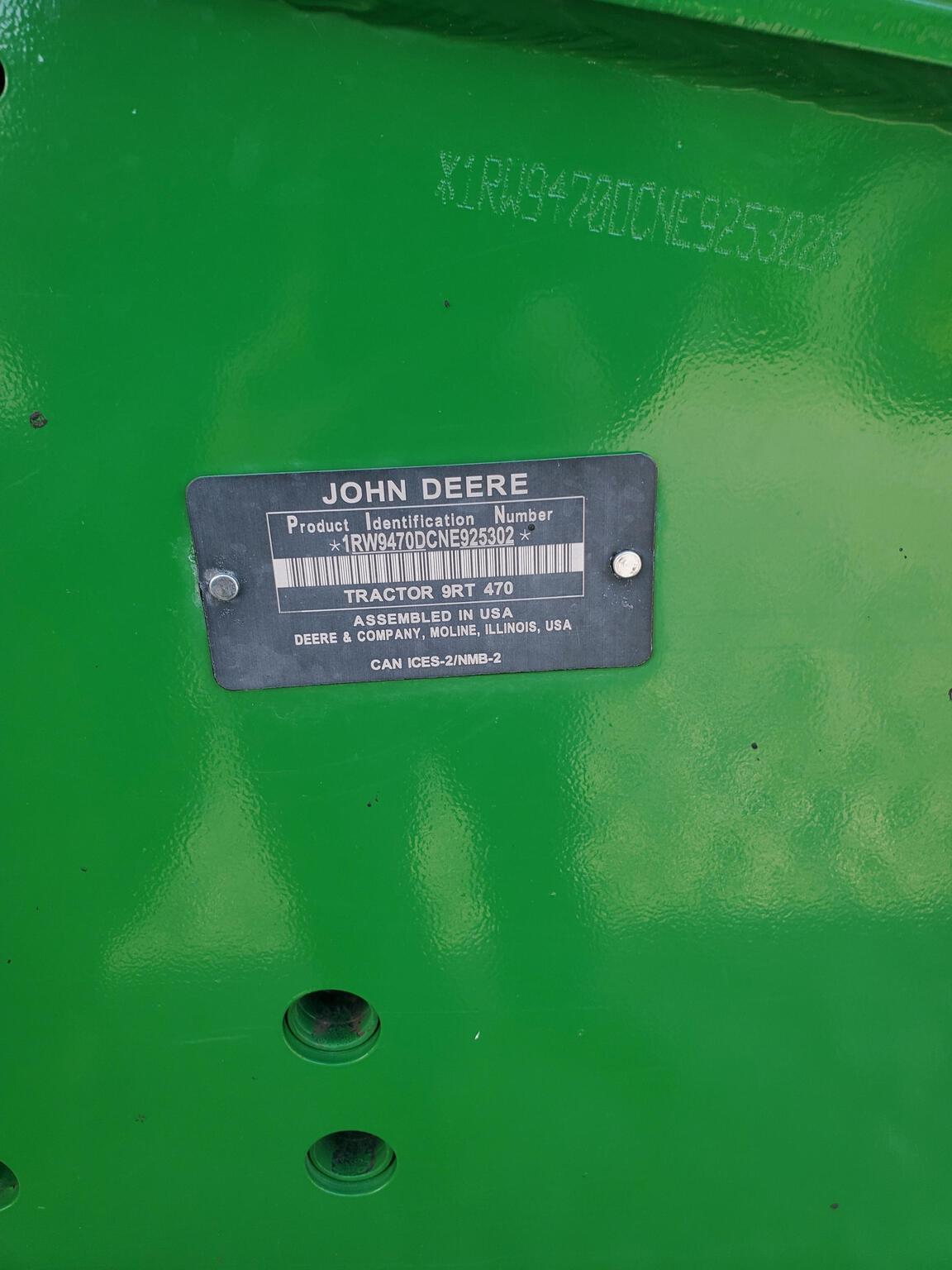 2022 John Deere 9RT 470