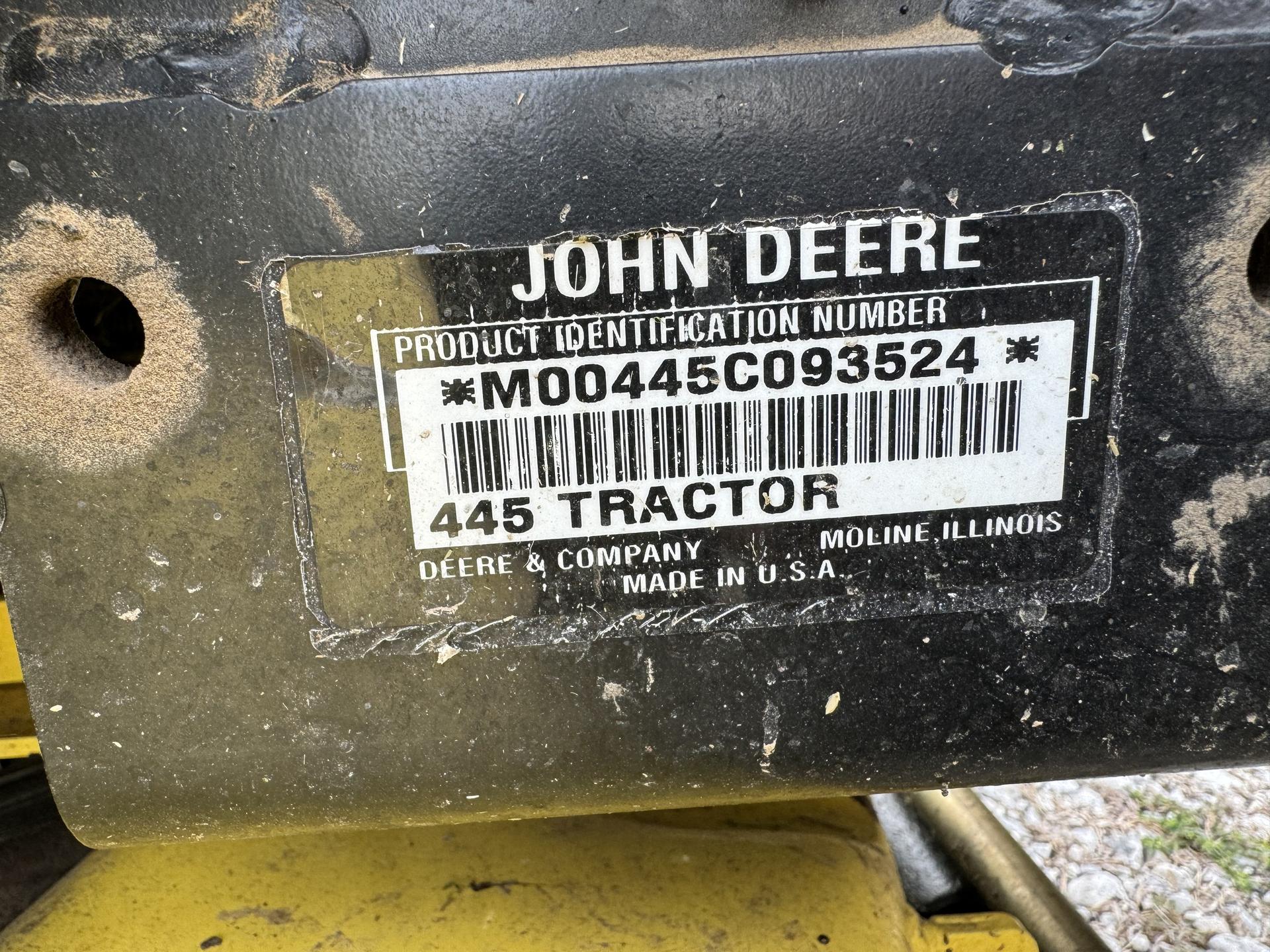 2001 John Deere 445