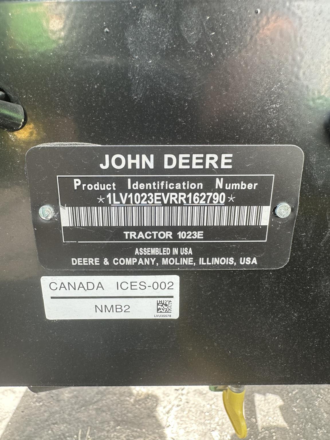 2024 John Deere 1023E