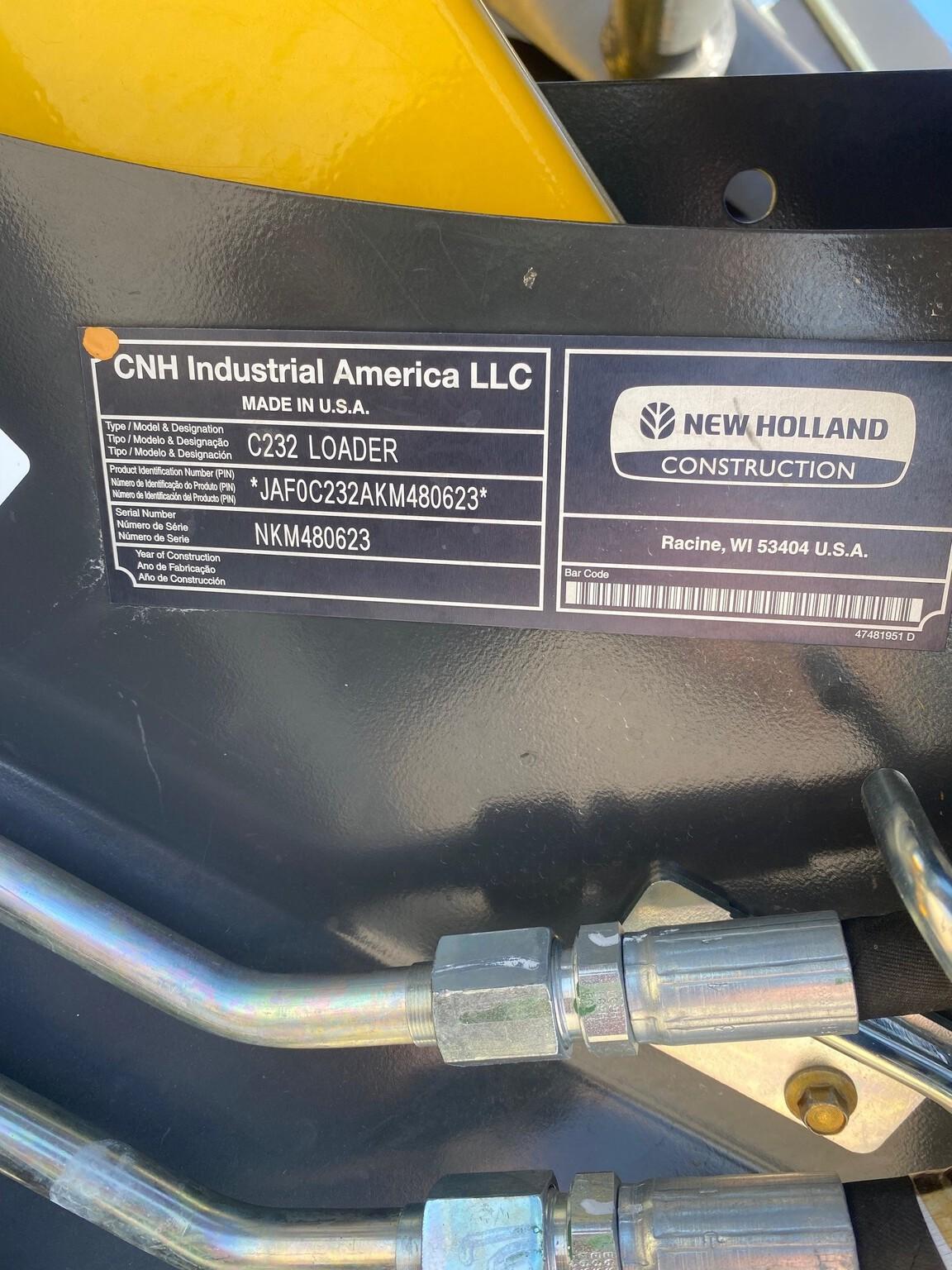 2019 New Holland C232