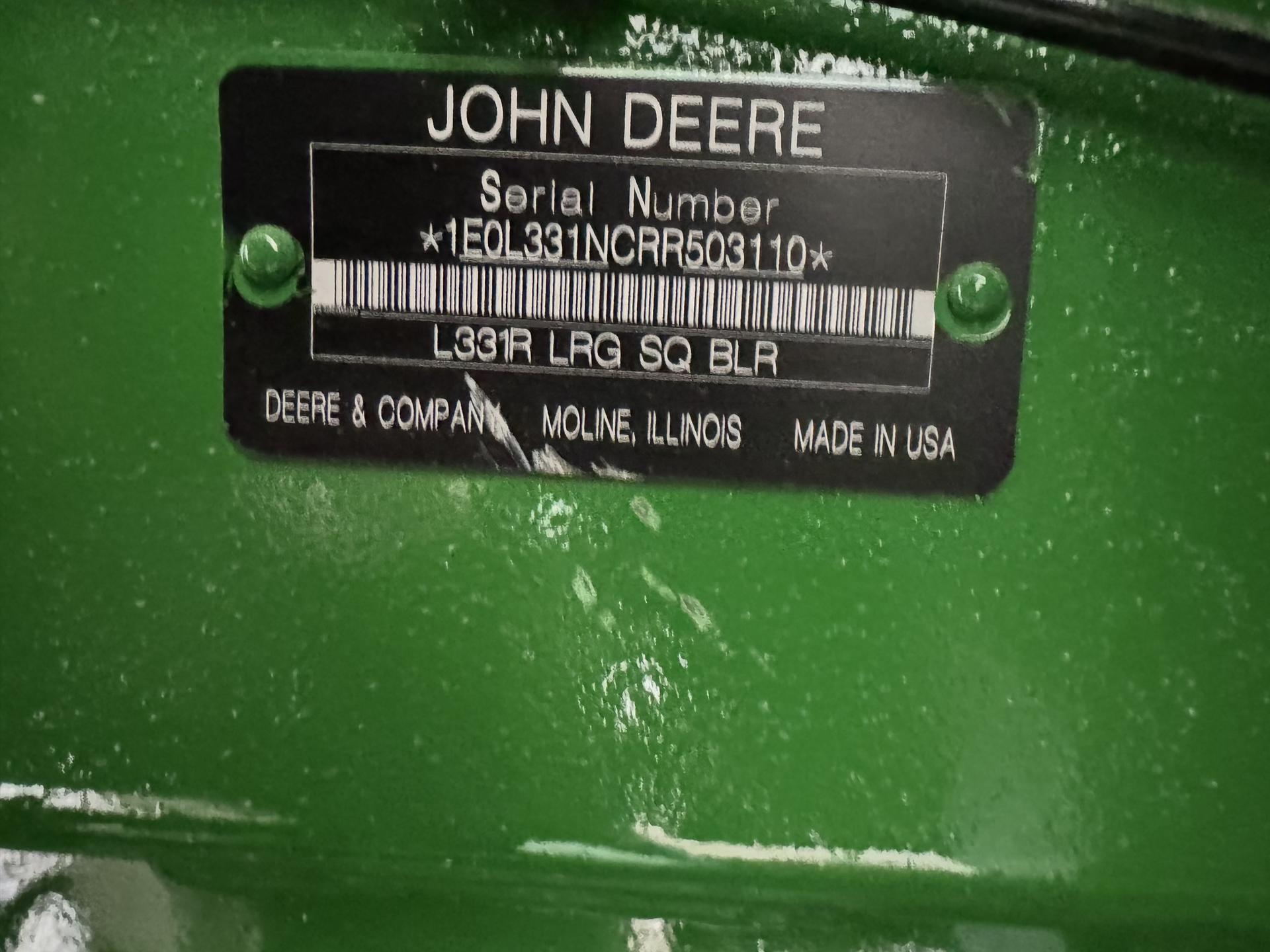 2024 John Deere L331R Image