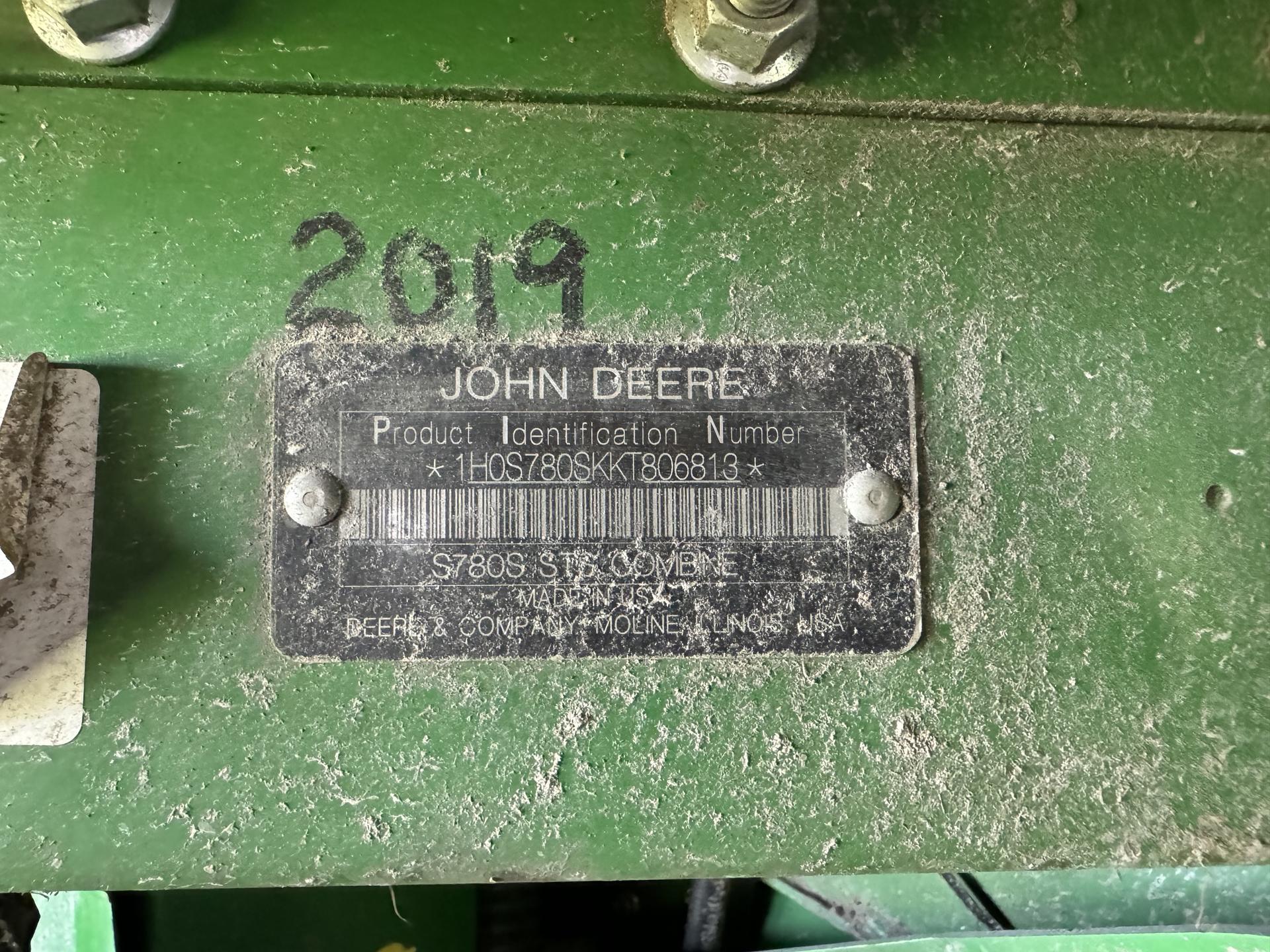 2019 John Deere S780