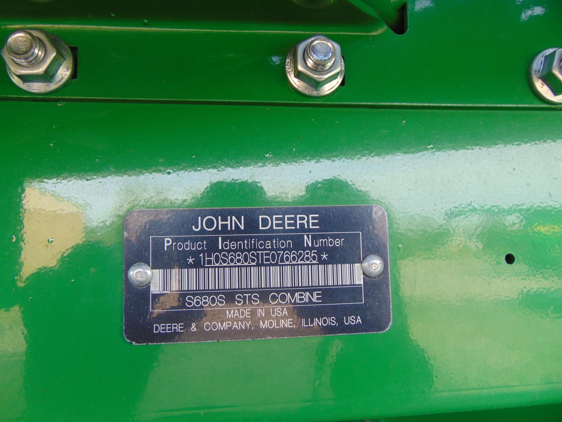 2014 John Deere S680