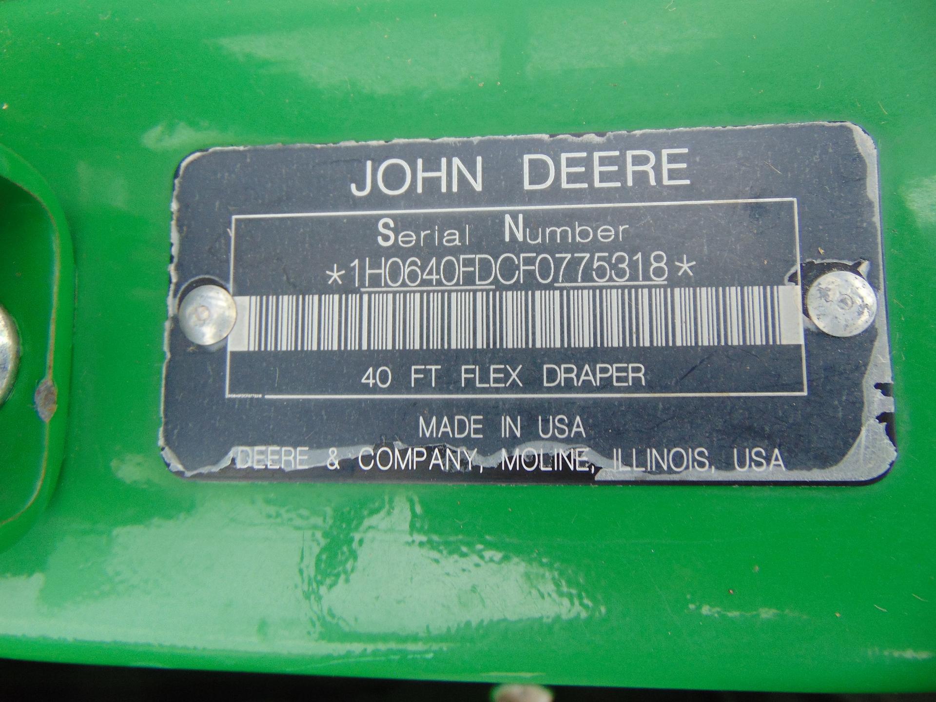 2015 John Deere 640FD