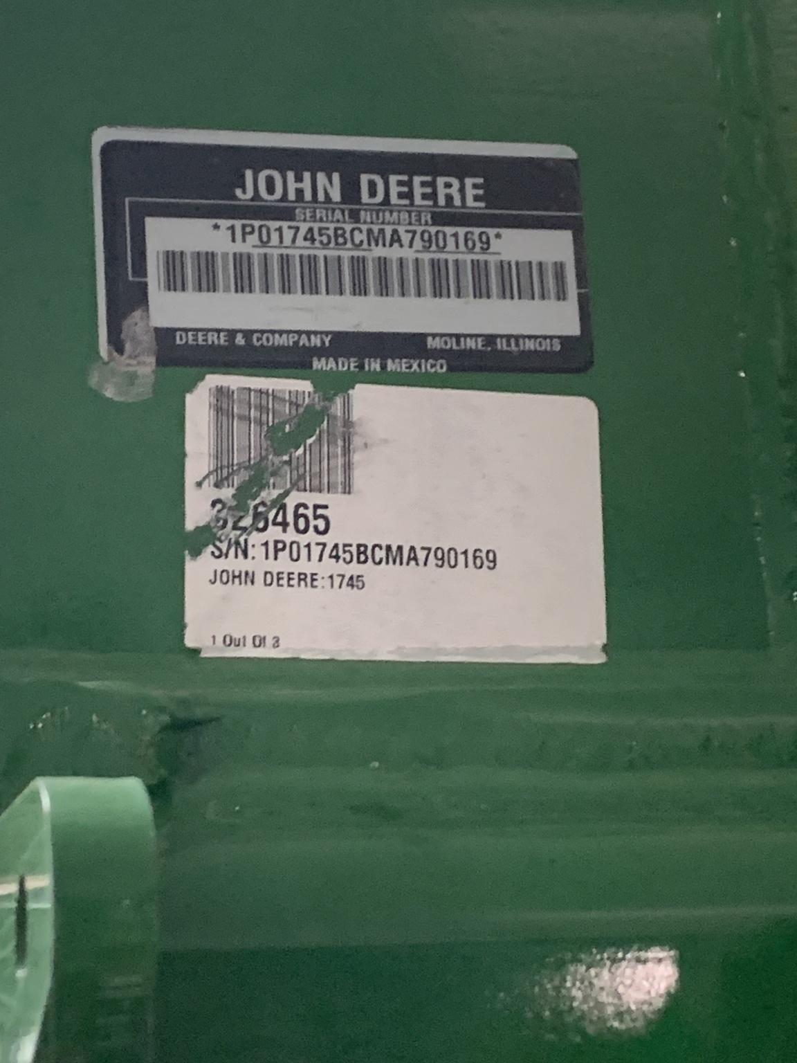 2021 John Deere 1745 Image