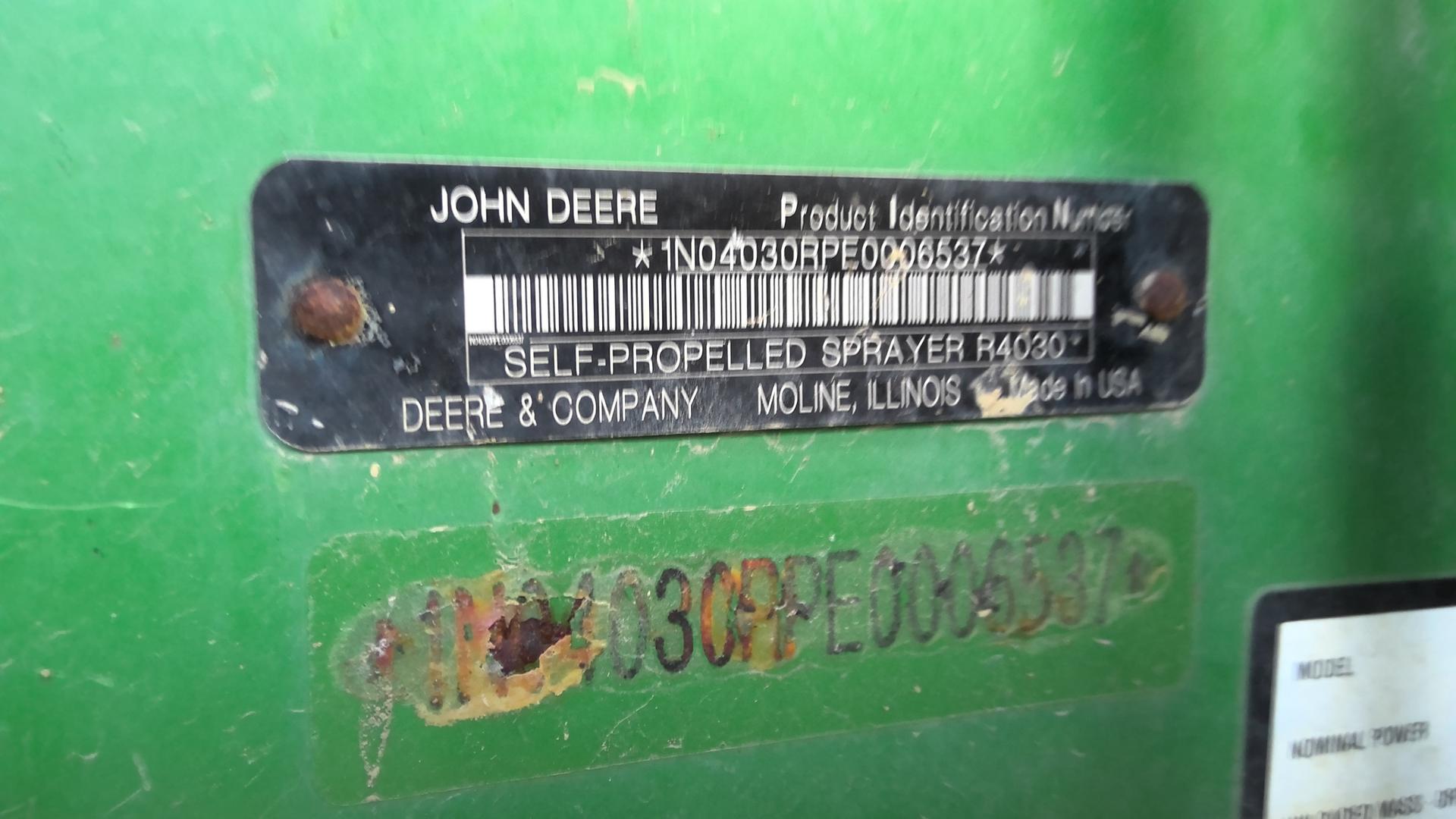 2015 John Deere R4030