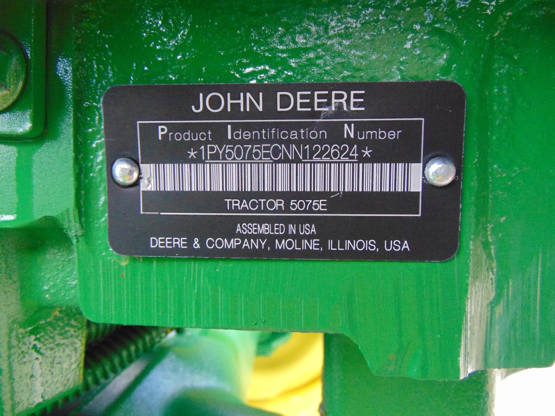 2022 John Deere 5075E