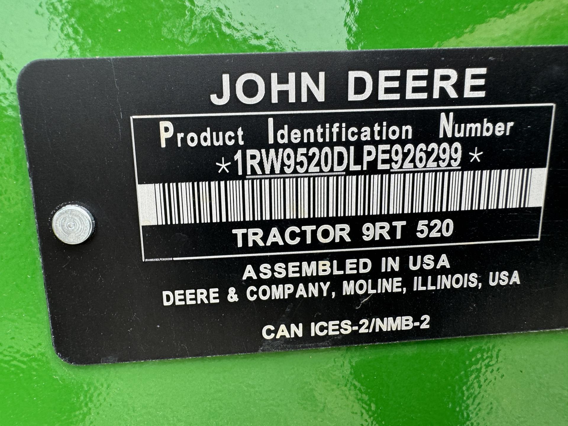 2023 John Deere 9RT 520