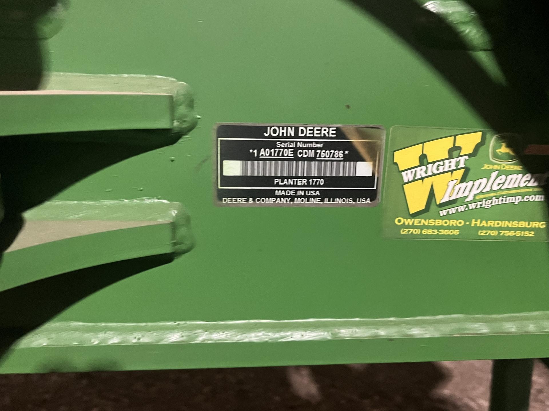 2013 John Deere 1770NT CCS