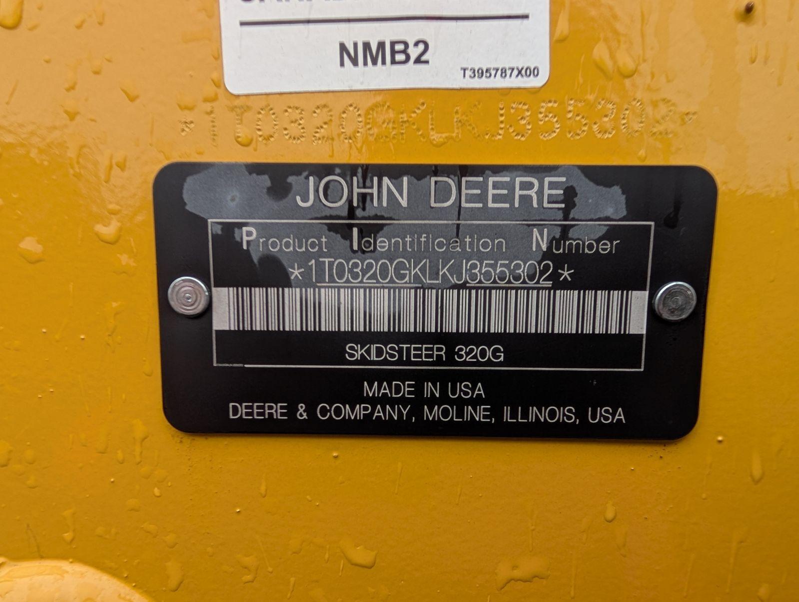 2019 John Deere 320G