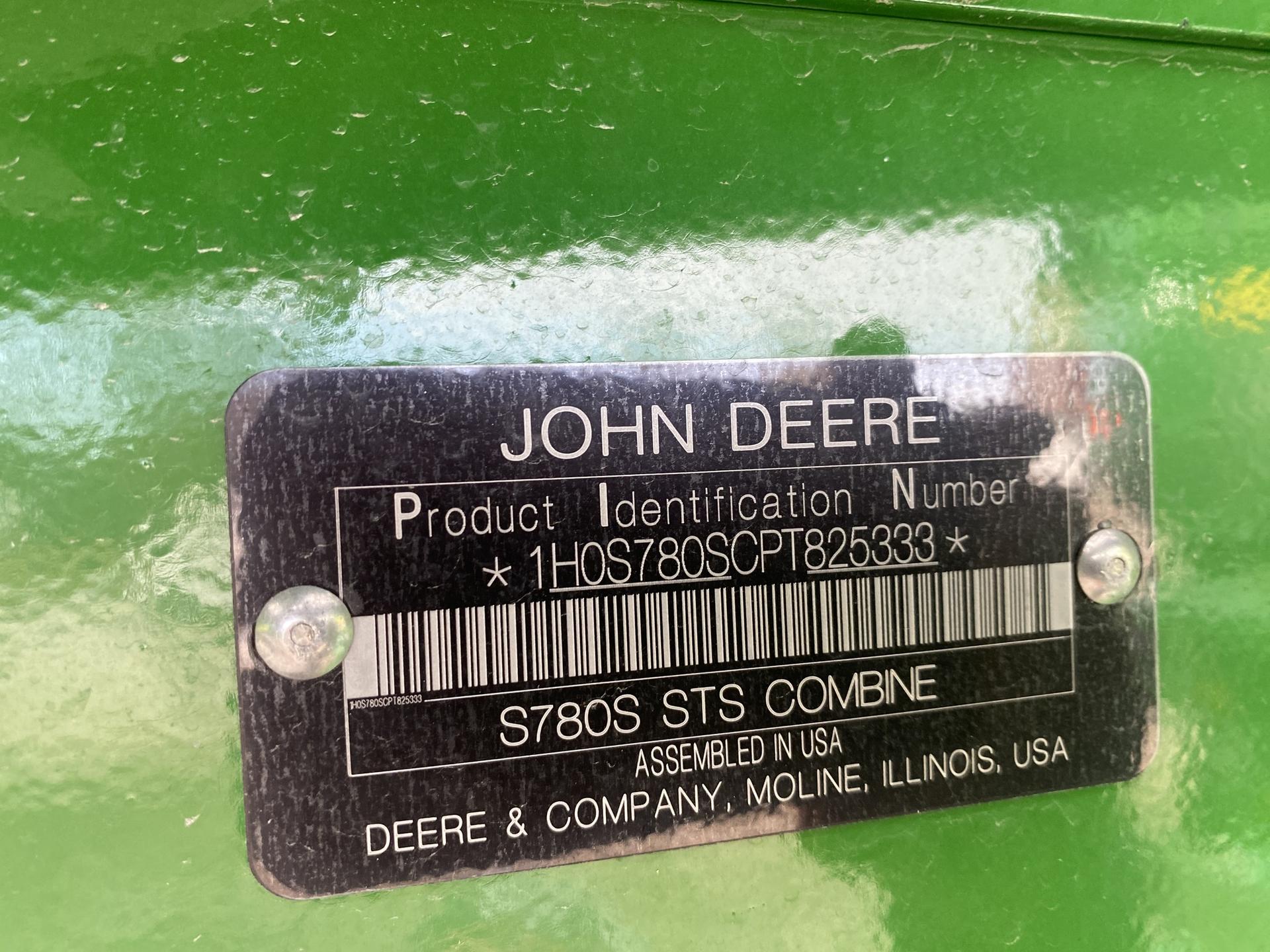 2023 John Deere S780