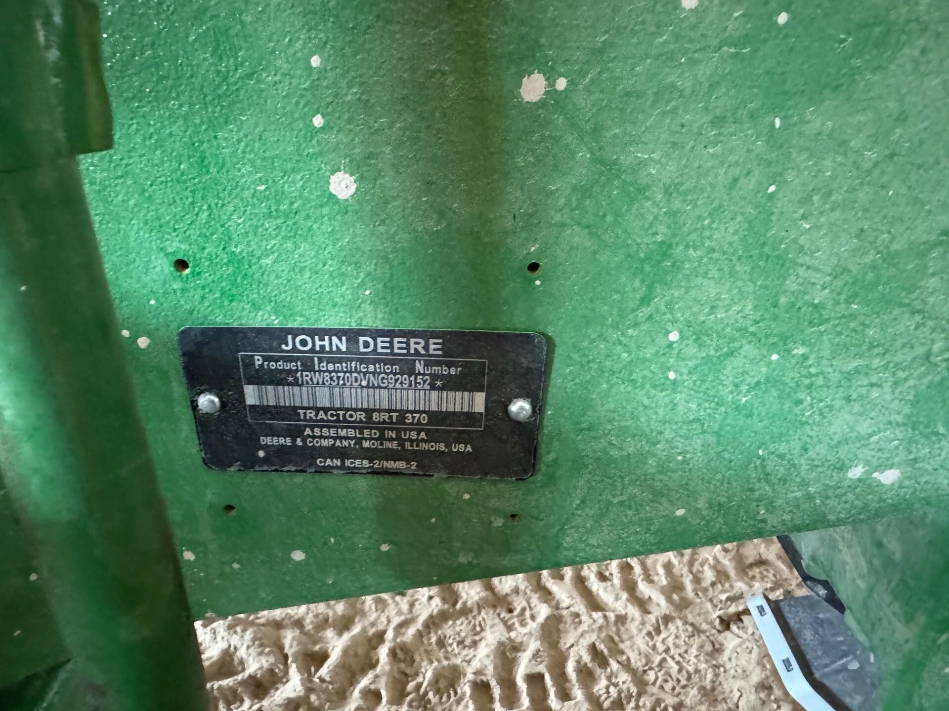 2023 John Deere 8RT 370