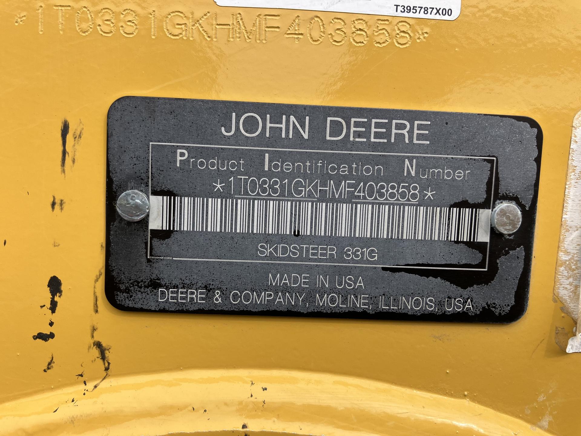 2021 John Deere 331G Image