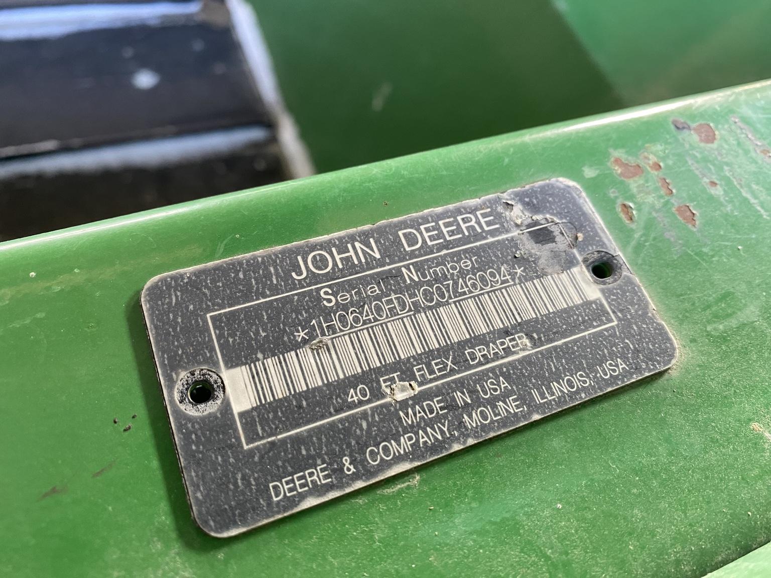 2012 John Deere 640FD