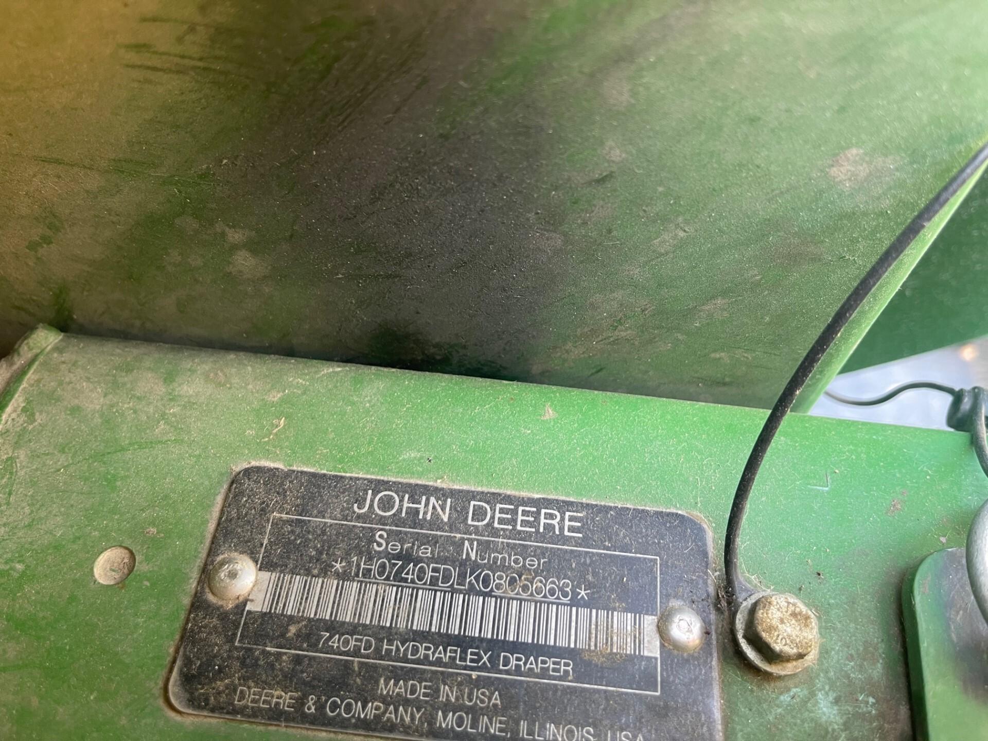 2019 John Deere 740FD