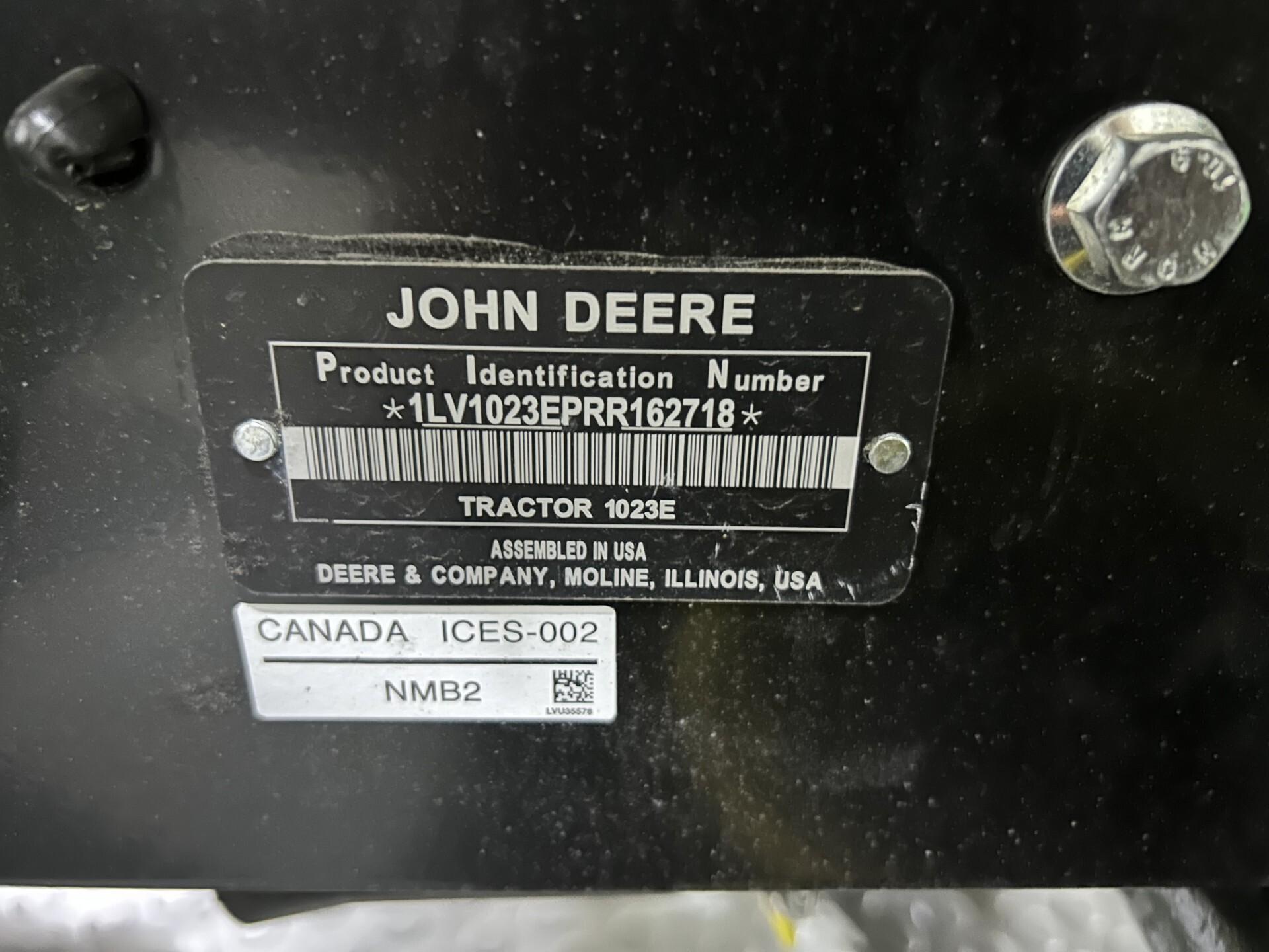 2024 John Deere 1023E