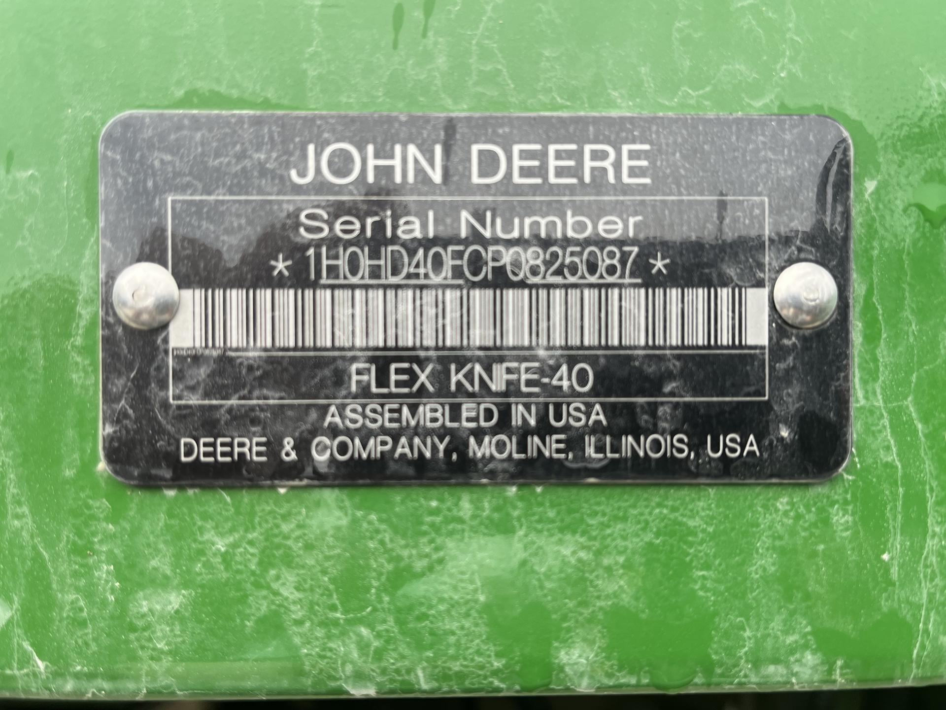 2023 John Deere HD40F