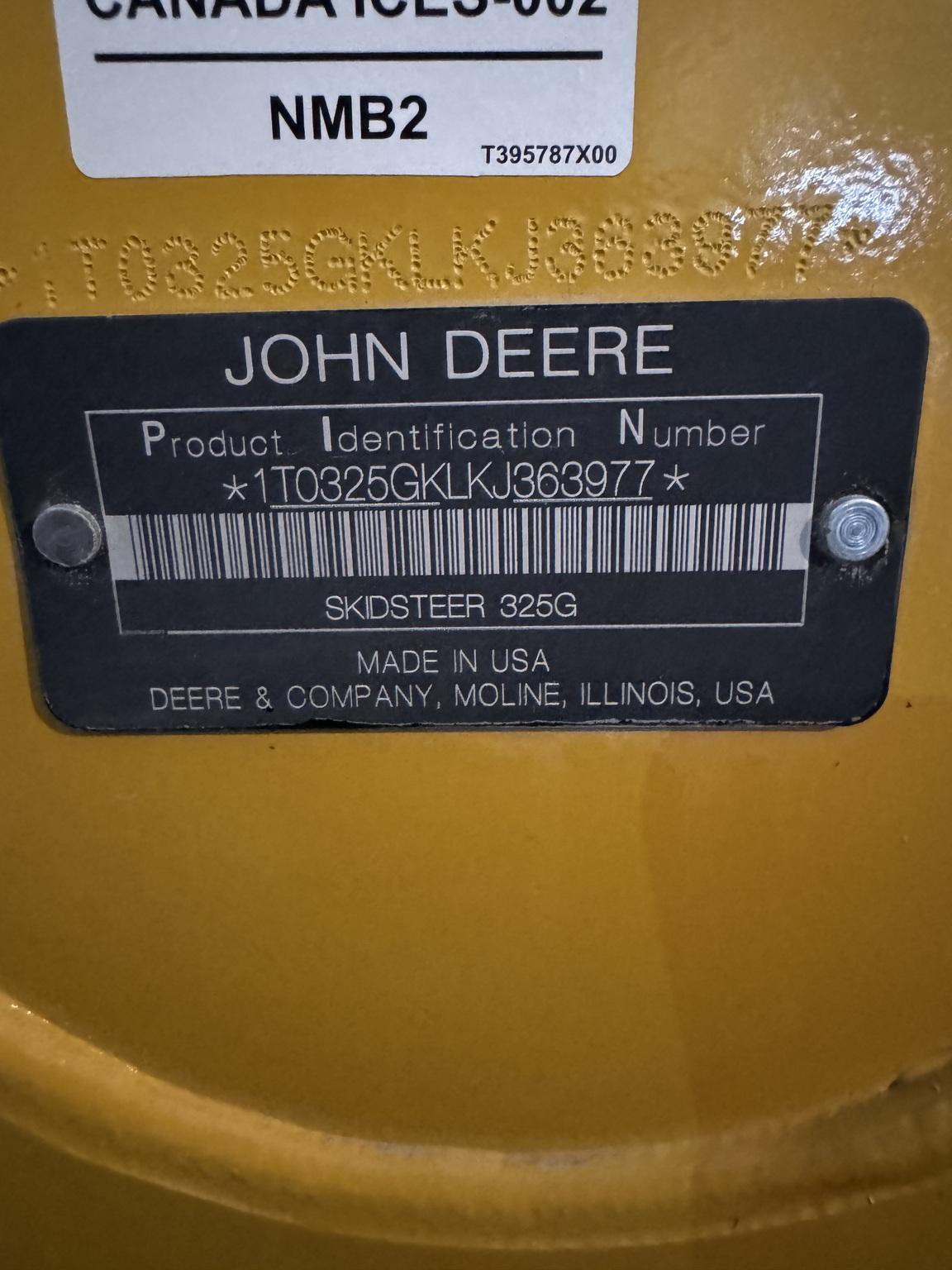 2019 John Deere 325G Image