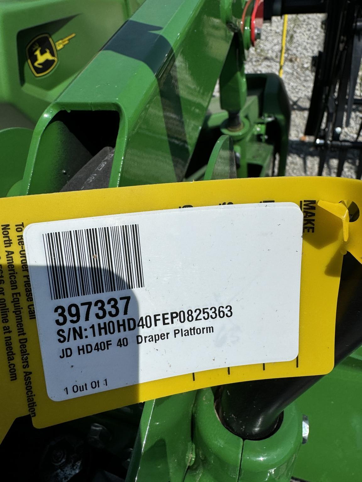 2023 John Deere HD40F