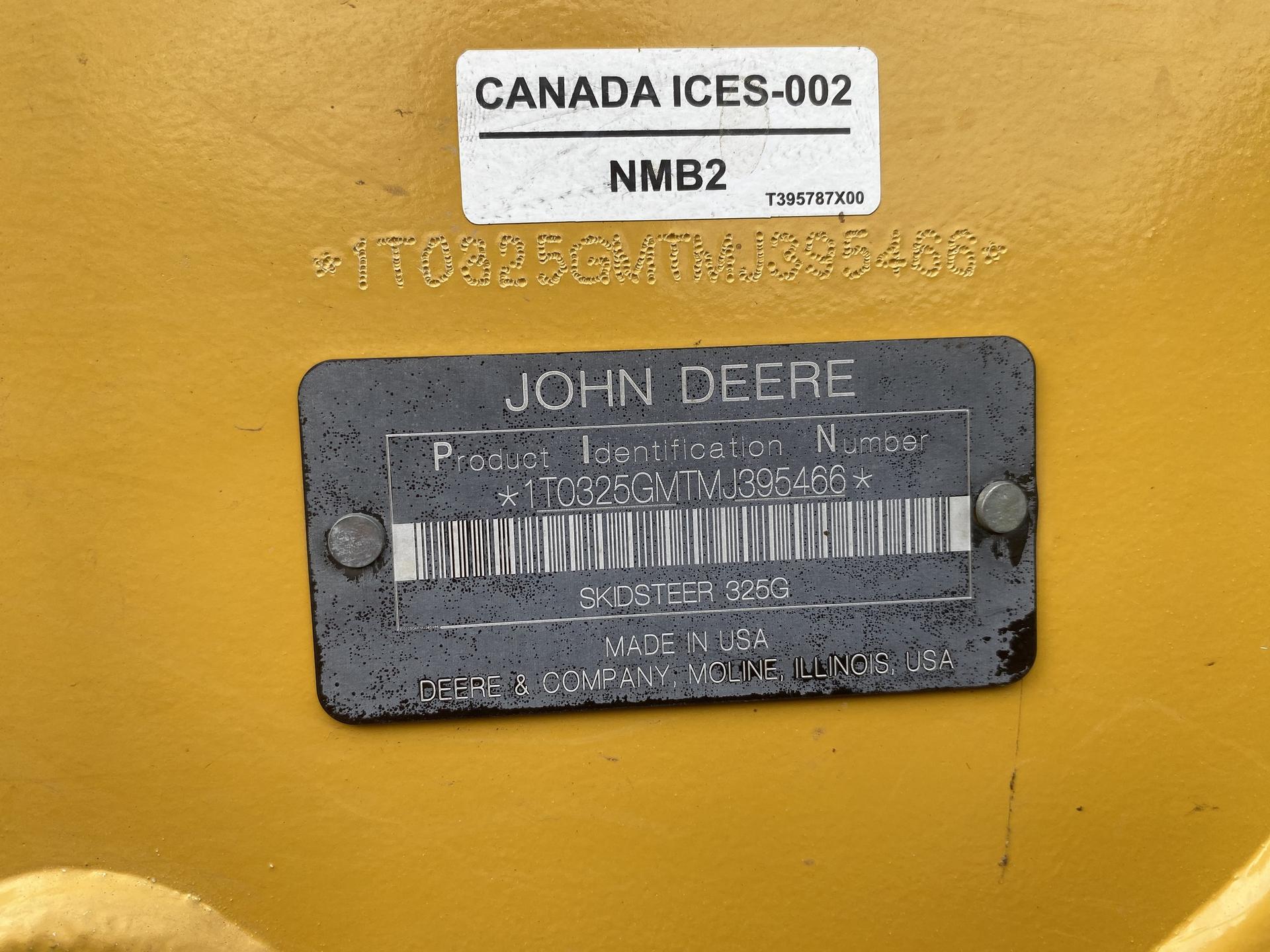 2021 John Deere 325G